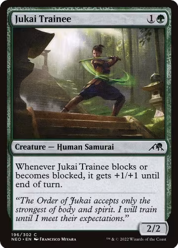 Jukai Trainee (196), Kamigawa: Neon Dynasty — Magic card price