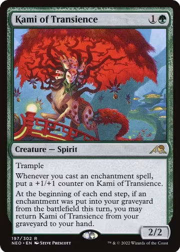 Kami of Transience (197), Kamigawa: Neon Dynasty — Magic card price