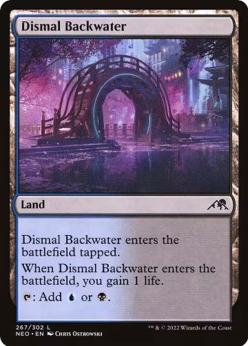 Dismal Backwater (267), Kamigawa: Neon Dynasty — Magic card price