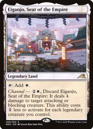 Eiganjo, Seat of the Empire (268), Kamigawa: Neon Dynasty — Magic card price