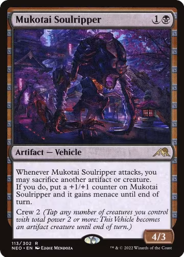 Mukotai Soulripper (113), Kamigawa: Neon Dynasty — Magic card price
