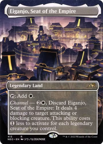 Eiganjo, Seat of the Empire (Borderless) (413), Kamigawa: Neon Dynasty — Magic card price