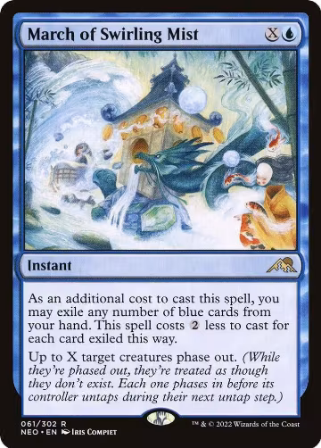 March of Swirling Mist (61), Kamigawa: Neon Dynasty — Magic card price
