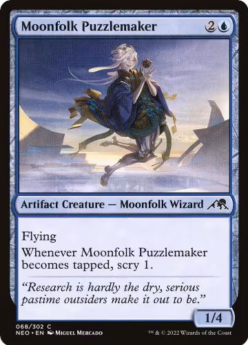 Moonfolk Puzzlemaker (68), Kamigawa: Neon Dynasty — Magic card price