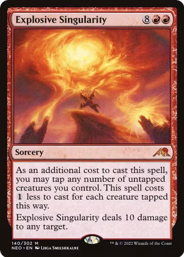 Explosive Singularity (140), Kamigawa: Neon Dynasty — Magic card price