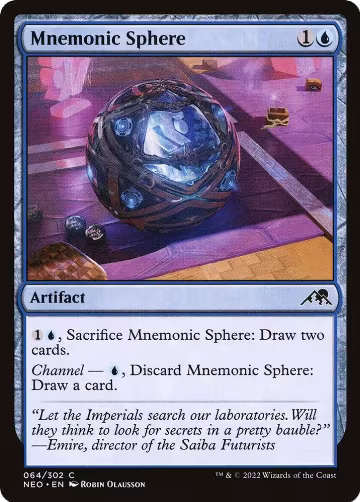 Mnemonic Sphere (64), Kamigawa: Neon Dynasty — Magic card price