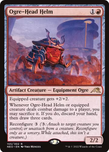 Ogre-Head Helm (155), Kamigawa: Neon Dynasty — Magic card price
