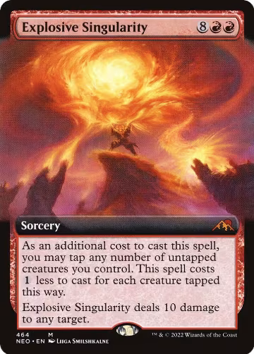 Explosive Singularity (Extended Art) (464), Kamigawa: Neon Dynasty — Magic card price