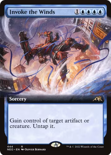 Invoke the Winds (Extended Art) (444), Kamigawa: Neon Dynasty — Magic card price