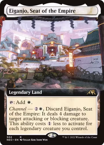 Eiganjo, Seat of the Empire (Extended Art) (502), Kamigawa: Neon Dynasty — Magic card price
