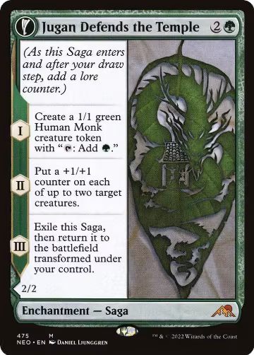 Jugan Defends the Temple (Extended Art) (475), Kamigawa: Neon Dynasty — Magic card price