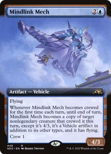 Mindlink Mech (Extended Art) (448), Kamigawa: Neon Dynasty — Magic card price