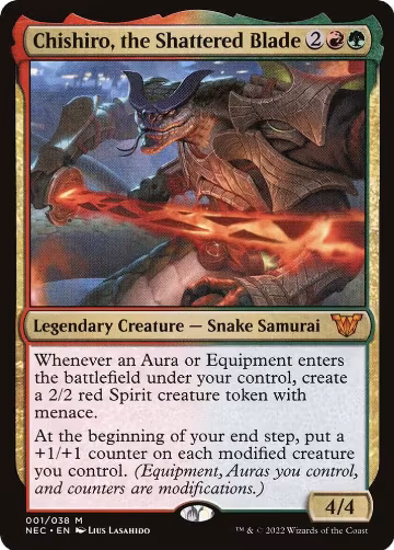 Chishiro, the Shattered Blade (1), Commander: Kamigawa: Neon Dynasty — Magic card price
