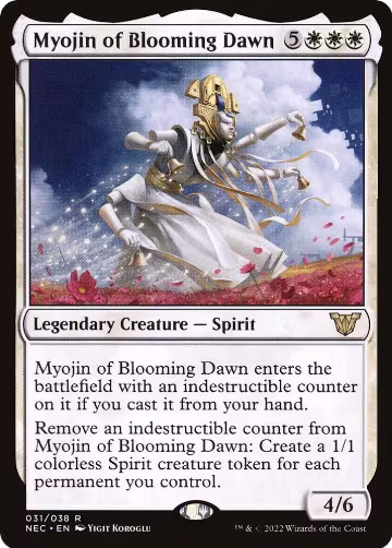 Myojin of Blooming Dawn (31), Commander: Kamigawa: Neon Dynasty — Magic card price