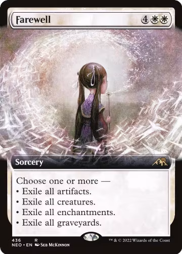 Farewell (Extended Art) (436), Kamigawa: Neon Dynasty — Magic card price