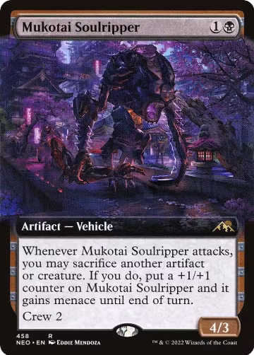 Mukotai Soulripper (Extended Art) (458), Kamigawa: Neon Dynasty — Magic card price