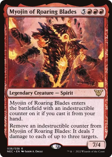 Myojin of Roaring Blades (36), Commander: Kamigawa: Neon Dynasty — Magic card price