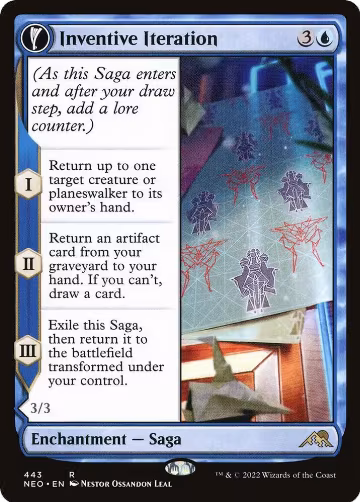 Inventive Iteration (Extended Art) (443), Kamigawa: Neon Dynasty — Magic card price