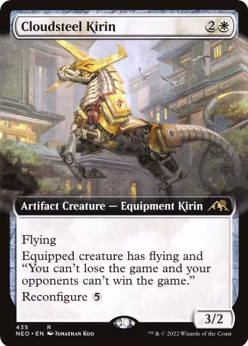Cloudsteel Kirin (Extended Art) (435), Kamigawa: Neon Dynasty — Magic card price