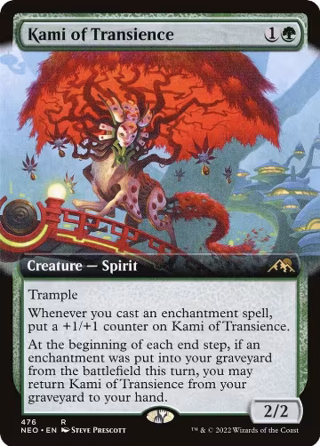 Kami of Transience (Extended Art) (476), Kamigawa: Neon Dynasty — Magic card price