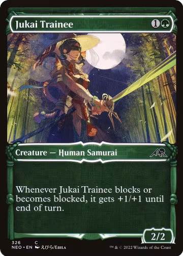Jukai Trainee (Showcase) (326), Kamigawa: Neon Dynasty — Magic card price