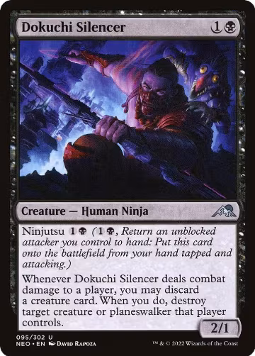 Dokuchi Silencer (95), Kamigawa: Neon Dynasty — Magic card price