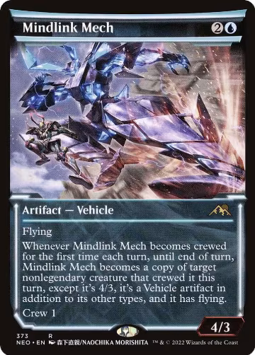 Mindlink Mech (Showcase) (373), Kamigawa: Neon Dynasty — Magic card price
