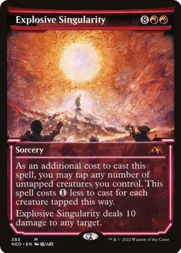 Explosive Singularity (Showcase) (383), Kamigawa: Neon Dynasty — Magic card price