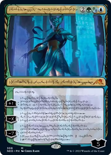 Tamiyo, Compleated Sage (Phyrexian) (308), Kamigawa: Neon Dynasty — Magic card price