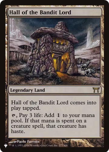 Hall of the Bandit Lord (277/306), The List Reprints — Magic card price