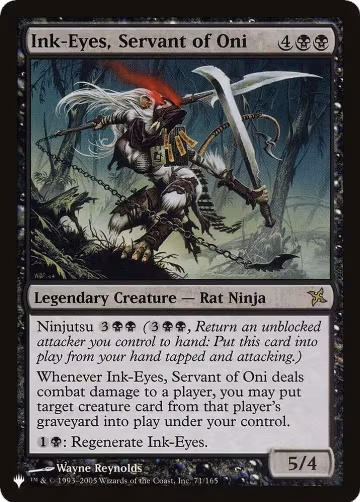Ink-Eyes, Servant of Oni (71/165), The List Reprints — Magic card price