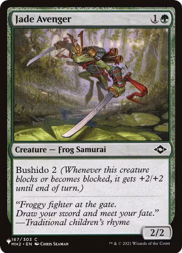 Jade Avenger (167/303), The List Reprints — Magic card price