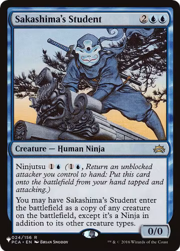 Sakashima's Student (024/156), The List Reprints — Magic card price