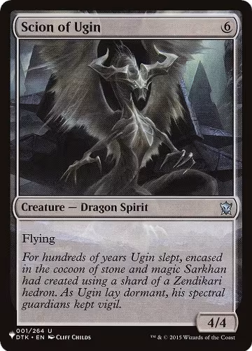 Scion of Ugin (001/264), The List Reprints — Magic card price
