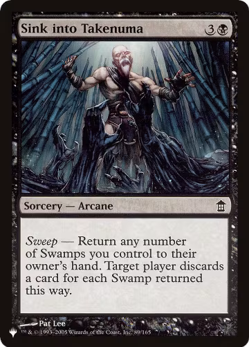 Sink into Takenuma (89/165), The List Reprints — Magic card price