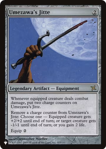 Umezawa's Jitte (163/165), The List Reprints — Magic card price