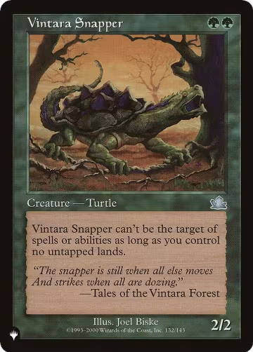 Vintara Snapper (132/143), The List Reprints — Magic card price