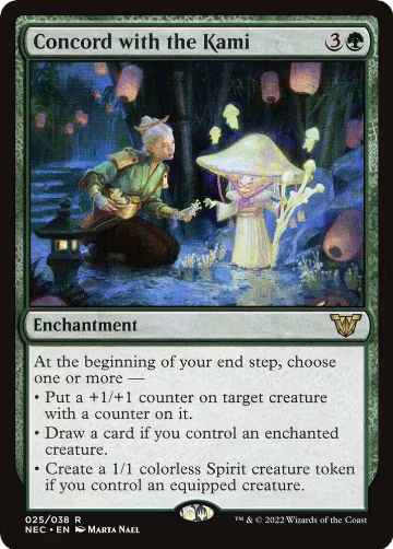 Concord with the Kami (25), Commander: Kamigawa: Neon Dynasty — Magic card price