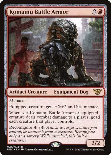 Komainu Battle Armor (21), Commander: Kamigawa: Neon Dynasty — Magic card price