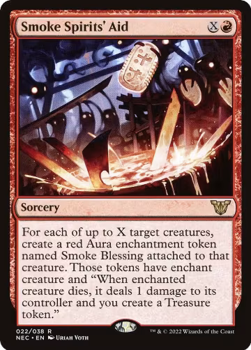Smoke Spirits' Aid (22), Commander: Kamigawa: Neon Dynasty — Magic card price