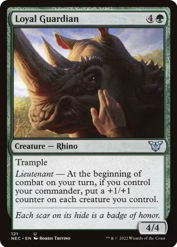Loyal Guardian (121), Commander: Kamigawa: Neon Dynasty — Magic card price