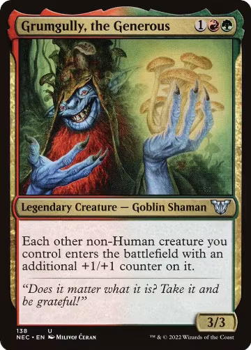 Grumgully, the Generous (138), Commander: Kamigawa: Neon Dynasty — Magic card price