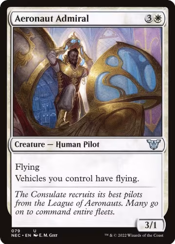 Aeronaut Admiral (79), Commander: Kamigawa: Neon Dynasty — Magic card price