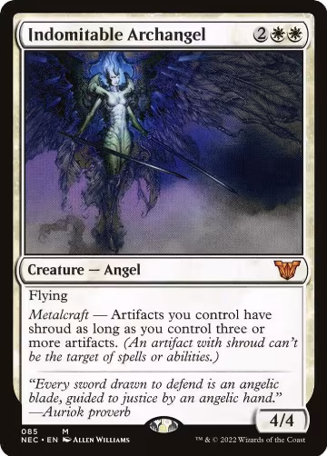 Indomitable Archangel (85), Commander: Kamigawa: Neon Dynasty — Magic card price