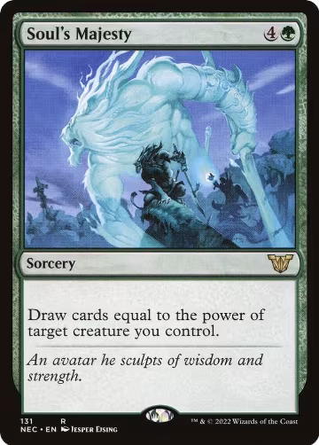 Soul's Majesty (131), Commander: Kamigawa: Neon Dynasty — Magic card price