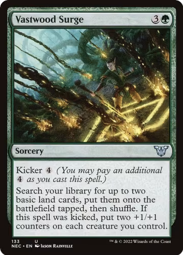 Vastwood Surge (133), Commander: Kamigawa: Neon Dynasty — Magic card price