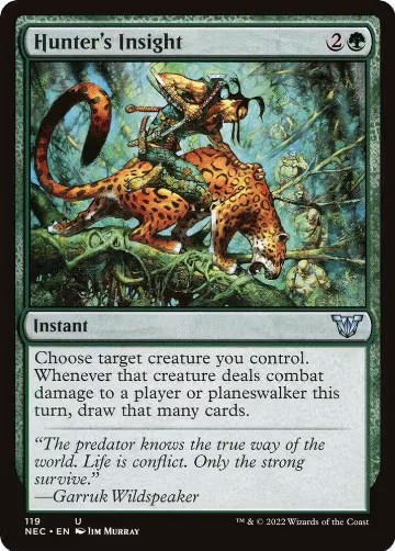 Hunter's Insight (119), Commander: Kamigawa: Neon Dynasty — Magic card price