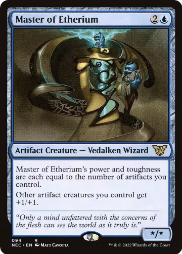 Master of Etherium (94), Commander: Kamigawa: Neon Dynasty — Magic card price