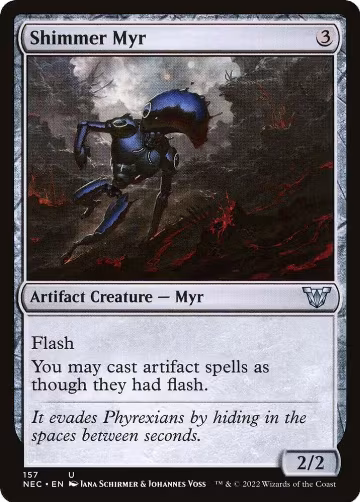 Shimmer Myr (157), Commander: Kamigawa: Neon Dynasty — Magic card price
