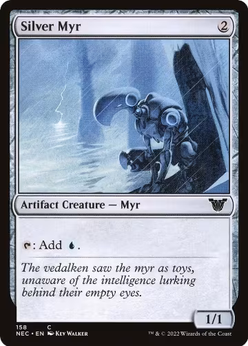 Silver Myr (158), Commander: Kamigawa: Neon Dynasty — Magic card price